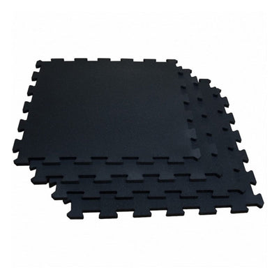 Rubberen vloer elementen voor fitnessruimte - Body-Solid - 50 x 50 CM - Per 8 stuks Sportvloer: rubber