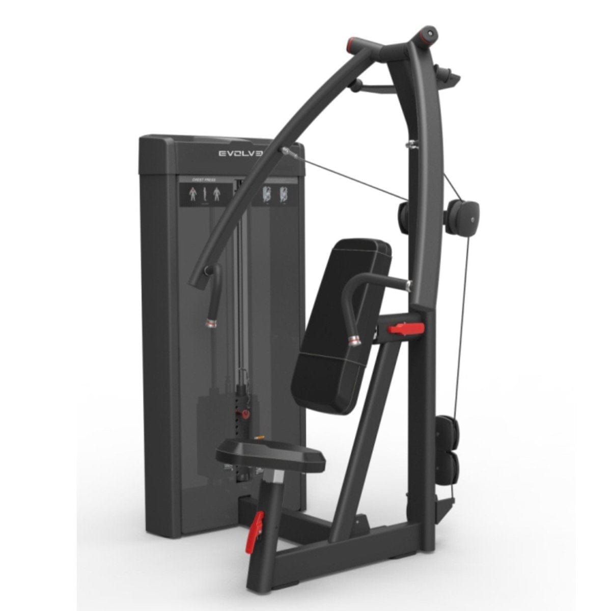 Chest Press Machine - Evolve Fitness Prime Series PR-201 - Steekgewichten Chest press